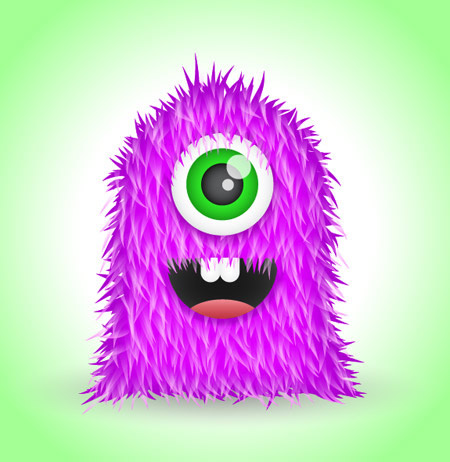 Create a Cute Furry Vector Monster in Illustrator